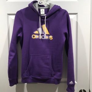 ADIDAS purple hoodie